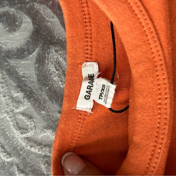 Garage Orange Cropped Tee - Picture 4 of 4